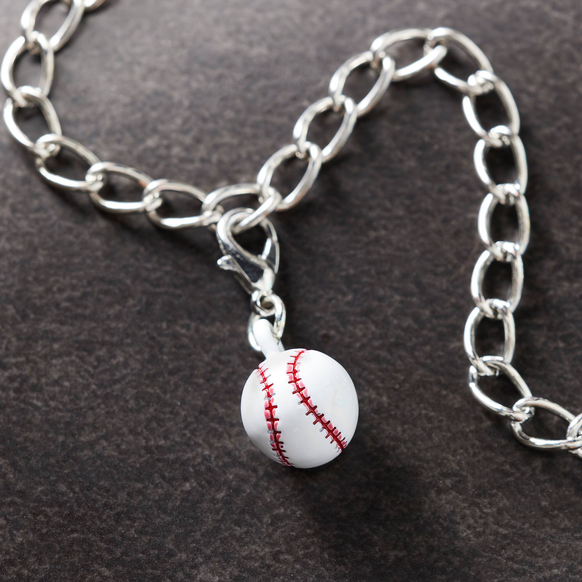 12 Pack: Baseball Charm by Bead Landing™